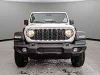 2025 Jeep Wrangler SPORT S IN BRIGHT WHITE EQUIPPED WITH A 2.0L TURBO I4 , 4X4 , 8SPD TF AUTO , HARDTOP , CONVENIENCE GROUP , HEATED SEATS + SW , D-1