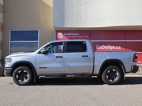 2021 Ram 1500 REBEL IN BILLET SILVER EQUIPPED WITH A 3.0L TURBO DIESEL V6 , 8SPD AUTO , 4X4 , LVL 1 EQUIPMENT GROUP , COLD WEATHER GROUP , 8.4-6