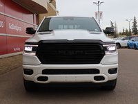 2023 Ram 1500 LARAMIE NIGHT EDITION IN BRIGHT WHITE EQUIPPED WITH A 5.7L HEMI V8 W/ETORQUE , 4X4 , 8SPD AUTO , 125L TANK , PWR RUNNING BOARDS-1