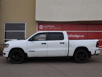 2023 Ram 1500 LARAMIE NIGHT EDITION IN BRIGHT WHITE EQUIPPED WITH A 5.7L HEMI V8 W/ETORQUE , 4X4 , 8SPD AUTO , 125L TANK , PWR RUNNING BOARDS-6