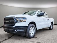 2023 Ram 1500 TRADESMAN IN BRIGHT WHITE EQUIPPED WITH A 5.7L HEMI V8 W/ETORQUE , 4X4 , 8SPD AUTO , TRADESMAN LVL 1 , BACKUP CAM , AC , CRUISE-0