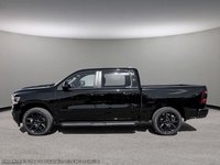 2024 Ram 1500 SPORT IN DIAMOND BLACK EQUIPPED WITH A 5.7L HEMI V8 W/ETORQUE , 4X4 , 8SPD AUTO , 22INCH RIMS , BSM/RCPD , 125L TANK , SPORT HOO-2