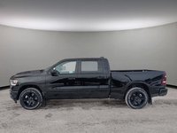2024 Ram 1500 SPORT IN DIAMOND BLACK EQUIPPED WITH A 5.7L HEMI V8 W/ETORQUE , 4X4 , 8SPD AUTO , 125L TANK , SPORT HOOD , PANORAMIC SUNROOF , R-2