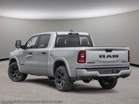 2025 Ram 1500 BIG HORN NIGHT EDITION IN BILLET SILVER EQUIPPED WITH A 3.0L TWIN TURBO HURRICANE I6 , 8SPD AUTO , 4X4 , TONNEAU COVER , 3.92 RE-3