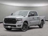 2025 Ram 1500 BIG HORN NIGHT EDITION IN BILLET SILVER EQUIPPED WITH A 3.0L TWIN TURBO HURRICANE I6 , 8SPD AUTO , 4X4 , TONNEAU COVER , 3.92 RE-0