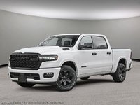 2025 Ram 1500 BIG HORN IN BRIGHT WHITE EQUIPPED WITH A 3.0L TWIN TURBO I6 , 4X4 , 8SPD AUTO , TRAILER BRAKE CONTROL , 3.92 REAR AXLE RATIO , T-0
