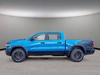 2025 Ram 1500 REBEL IN HYDRO BLUE EQUIPPED WITH A 3.0L TWIN TURBO I6 , 4X4 , 8SPD AUTO , PERF SHOCKS , CLOTH/VINYL BUCKET SEATS-2