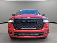 2025 Ram 1500 BIG HORN NIGHT EDITION IN FLAME RED EQUIPPED WITH A 3.0L TWIN TURBO I6 , 4X4 , 8SPD AUTO , 125L TANK , PANO SUNROOF , TONNEAU CO-1