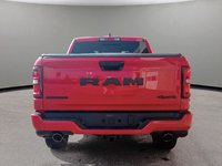 2025 Ram 1500 BIG HORN NIGHT EDITION IN FLAME RED EQUIPPED WITH A 3.0L TWIN TURBO I6 , 4X4 , 8SPD AUTO , PANO SUNROOF , TONNEAU COVER , BIG HO-4