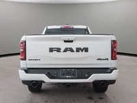 2025 Ram 1500 SPORT IN BRIGHT WHITE EQUIPPED WITH A 3.0L TWIN TURBO HURRICANE I6 , 4X4 , 8SPD AUTO , SPORT HOOD , PANORAMIC SUNROOF , 22INCH A-4