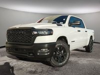 2025 Ram 1500 WARLOCK IN BRIGHT WHITE EQUIPPED WITH A 3.0L TWIN TURBO HURRICANE I6 , 4X4 , 8SPD AUTO , E-LOCKER REAR AXLE , BACKUP CAM , PERF-0