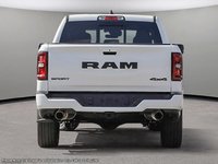 2025 Ram 1500 SPORT NIGHT EDITION IN BRIGHT WHITE EQUIPPED WITH A 3.0L TWIN TURBO I6 , 4X4 , 8SPD AUTO , PANO SUNROOF , SPORT HOOD , SPORT LVL-4