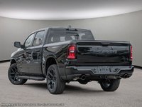 2025 Ram 1500 SPORT IN DIAMOND BLACK EQUIPPED WITH A 3.0L TWIN TURBO I6 , 4X4 , 8SPD AUTO , SPORT HOOD , PANORAMIC SUNROOF , TECH GROUP , TRAI-3