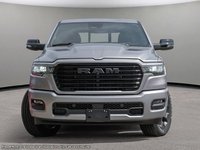 2025 Ram 1500 SPORT IN BILLET SILVER EQUIPPED WITH A 3.0L TWIN TURBO I6 , 4X4 , 8SPD AUTO , SPORT HOOD , PANORAMIC SUNROOF , BACKUP CAM , HEAT-1