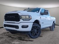2024 Ram 2500 LIMITED NIGHT EDITION IN BRIGHT WHITE EQUIPPED WITH A 6.7L CUMMINS TURBO DIESEL , 4X4 , 6SPD AUTO , LIMITED LVL 1 , TONNEAU , SU-0