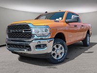 2024 Ram 2500 BIG HORN IN OMAHA ORANGE EQUIPPED WITH A 6.7L CUMMINS TURBO DIESEL I6 , 4X4 , 6SPD AUTO , 12INCH W/NAV , REMOTE START , ALPINE A-0