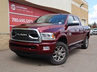 2018 Ram 3500 LIMITED IN RED PEARL EQUIPPED WITH A 6.7L CUMMINS TURBO DIESEL I6 , 4X4 , 6SPD AUTO , RUNNING BOARDS , 5TH WHEEL & GOOSENECK TOW-0