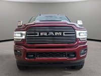 2024 Ram 3500 LARAMIE IN RED PEARL EQUIPPED WITH A 6.7L CUMMINS TURBO DIESEL I6 , 4X4 , 6SPD AUTO , SUNROOF , REAR AUTO LEVELLING AIR SUSPENSI-1