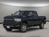 2024 Ram 3500 BIG HORN IN DIAMOND BLACK EQUIPPED WITH A 6.7L CUMMINS TURBO DIESEL I6 , 4X4 , 6SPD AUTO , DUALLY , ALPINE AUDIO , 189L TANK , L-0