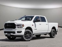 2024 Ram 3500 LARAMIE NIGHT EDITION IN BRIGHT WHITE EQUIPPED WITH A 6.7L CUMMINS HO TURBO DIESEL I6 , 4X4 , 6SPD AISIN HD AUTO , LARAMIE LVL B-0