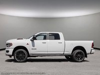 2024 Ram 3500 LARAMIE NIGHT EDITION IN BRIGHT WHITE EQUIPPED WITH A 6.7L CUMMINS HO TURBO DIESEL I6 , 4X4 , 6SPD AISIN HD AUTO , LARAMIE LVL B-2