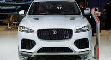 The 2019 Jaguar F-Pace is at the Montreal Auto Show