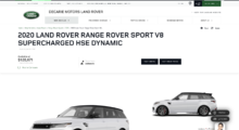 How to use the online configurator on the Décarie Land Rover website