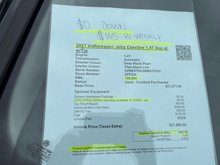 2021 Volkswagen Jetta Execline 1.4T 8sp at w/Tip