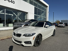 BMW Série 2 SÉRIE 2 230I XDRIVE CONVERTIBLE CUIR BLUETOOTH 2018