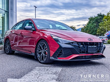 2022 Hyundai Elantra N BASE Only 5,084kms and One Owner! Eye Catching Interior featuring Black w/Blue Stitching