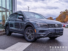 2020 Volkswagen Tiguan 2.0TSI HIGHLINE 8-SPEED AUTOMATIC 4MOTION Leather Seats / Panoramic Roof / 3M on Front Hood/Bumper