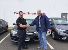 Smooth transition into a new Civic!, Portland Street Honda