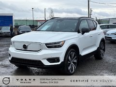 2022 Volvo RECHARGE XC40 TOUT ÉLECTRIQUE P8 Ultimate