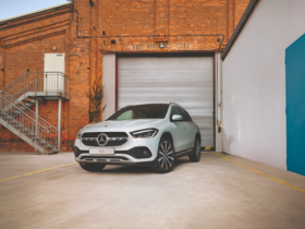 The all-new 2021 Mercedes Benz GLA SUV.