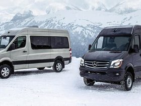 The three types of Mercedes-Benz Vans.