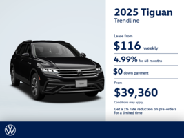Get the 2025 Volkswagen Tiguan