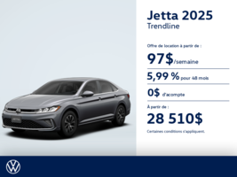 Procurez-vous la Volkswagen Jetta 2025