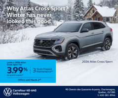 Get the 2026 Volkswagen Atlas Cross Sport