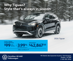 Get the 2026 Volkswagen Tiguan