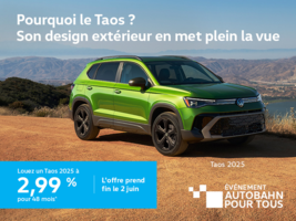 Procurez-vous le Volkswagen Taos 2025