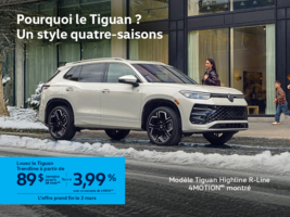 Procurez-vous le Volkswagen Tiguan 2026