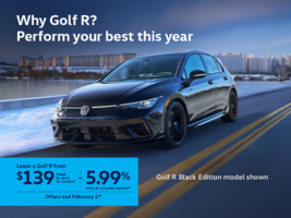 Get the 2026 Volkswagen Golf R