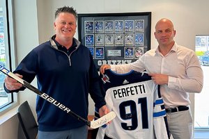 Boyer Teams up with NHL Cole Perfetti