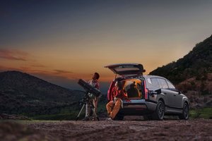 Hyundai IONIQ 9 Packing Up From An Adventure