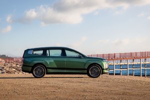 Hyundai IONIQ 9 On A Boardwalk