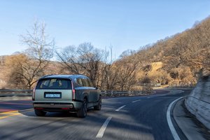 Hyundai IONIQ 9 Rear View Driving