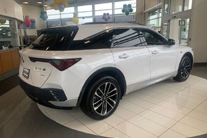 2025 Acura ZDX In Showroom Of Acura Pickering Rear 3/4 View