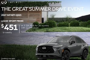 Explore Limited Time Infiniti Offers