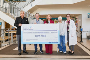 Hyundai Hope on Wheels donates 100,000$