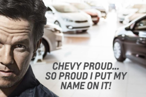 Actor Mark Wahlberg and Chevrolet: the world of film finds itself in the automotive arena